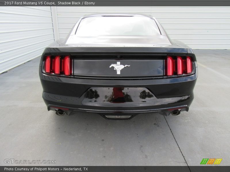 Shadow Black / Ebony 2017 Ford Mustang V6 Coupe