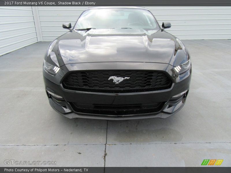 Shadow Black / Ebony 2017 Ford Mustang V6 Coupe