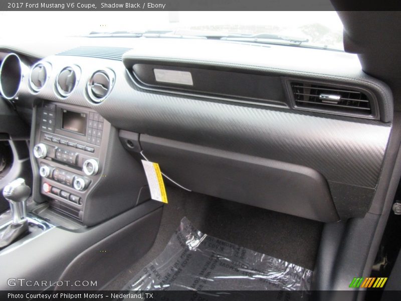 Shadow Black / Ebony 2017 Ford Mustang V6 Coupe