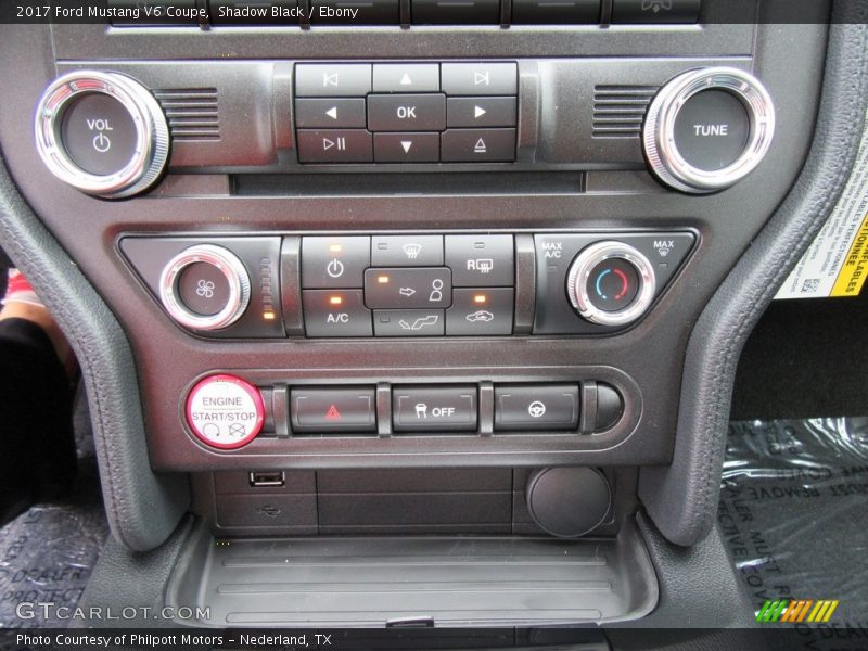 Shadow Black / Ebony 2017 Ford Mustang V6 Coupe