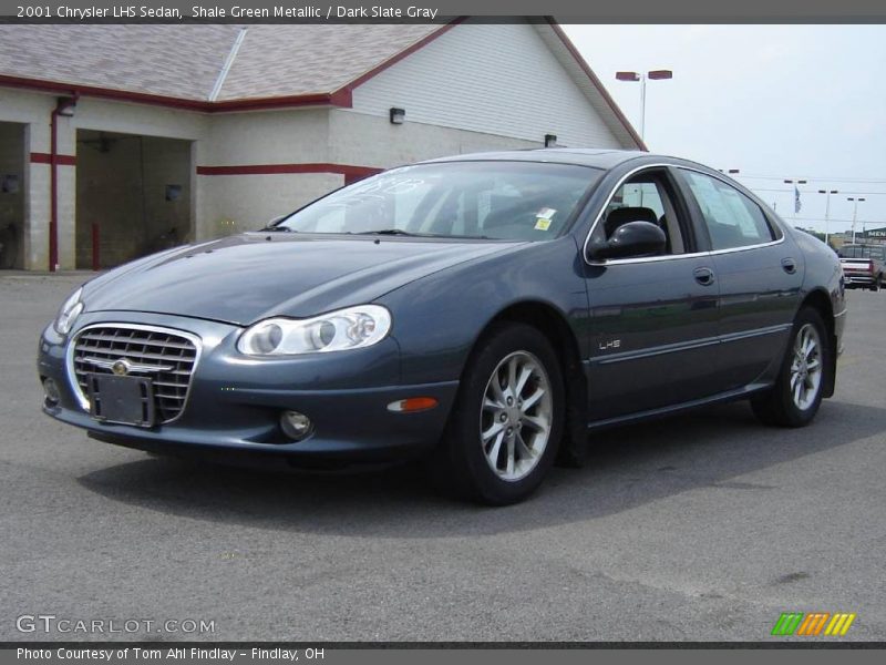 Shale Green Metallic / Dark Slate Gray 2001 Chrysler LHS Sedan