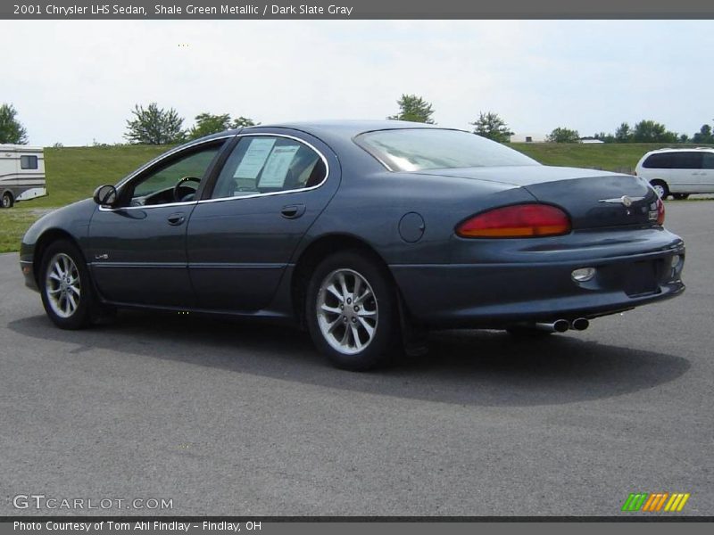 Shale Green Metallic / Dark Slate Gray 2001 Chrysler LHS Sedan