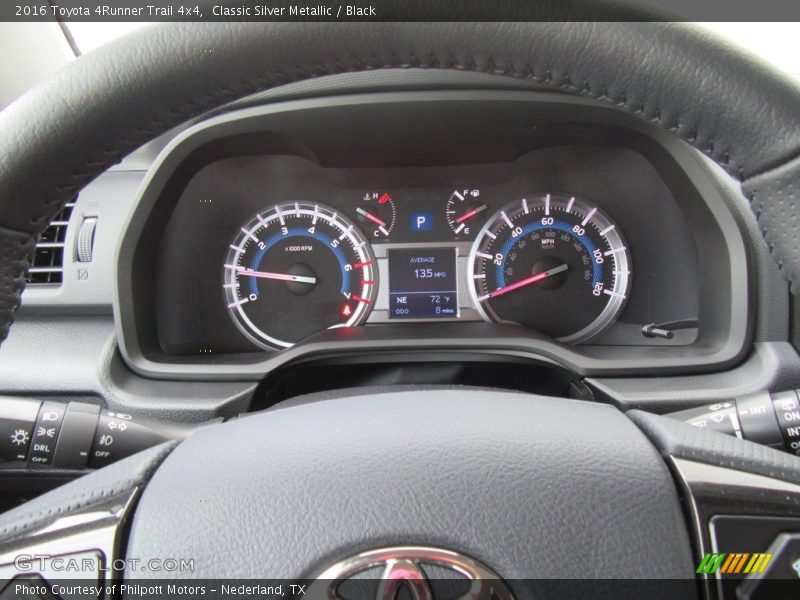 Classic Silver Metallic / Black 2016 Toyota 4Runner Trail 4x4