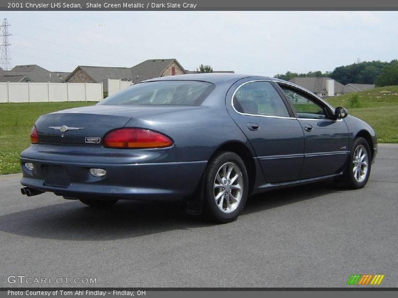 Shale Green Metallic / Dark Slate Gray 2001 Chrysler LHS Sedan
