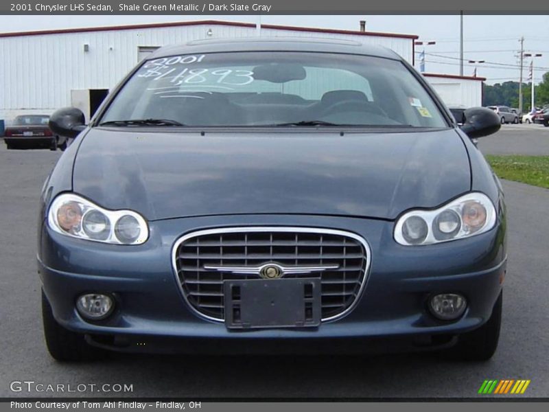 Shale Green Metallic / Dark Slate Gray 2001 Chrysler LHS Sedan