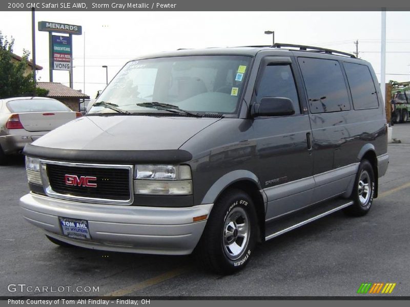 Storm Gray Metallic / Pewter 2000 GMC Safari SLE AWD