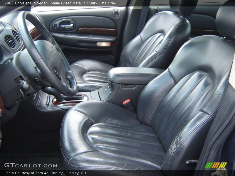 Shale Green Metallic / Dark Slate Gray 2001 Chrysler LHS Sedan