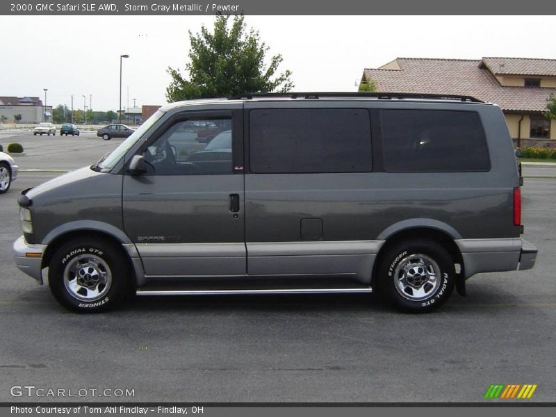 Storm Gray Metallic / Pewter 2000 GMC Safari SLE AWD