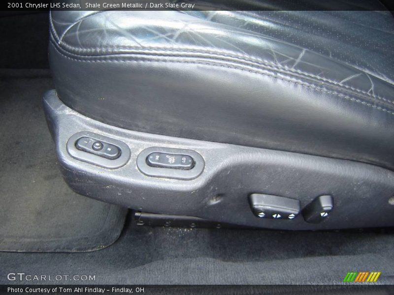 Shale Green Metallic / Dark Slate Gray 2001 Chrysler LHS Sedan