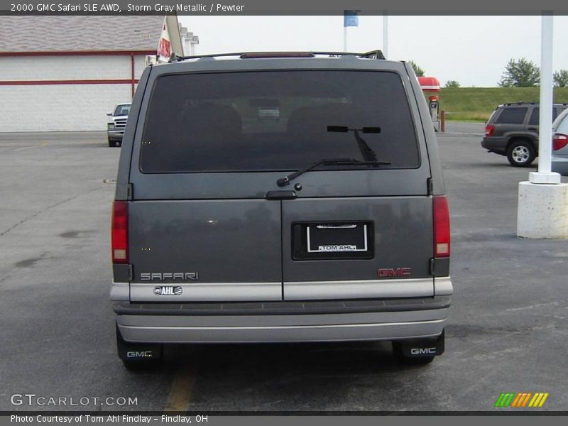 Storm Gray Metallic / Pewter 2000 GMC Safari SLE AWD