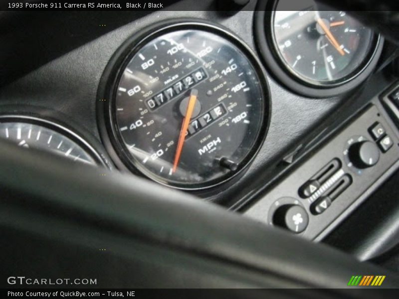 Black / Black 1993 Porsche 911 Carrera RS America