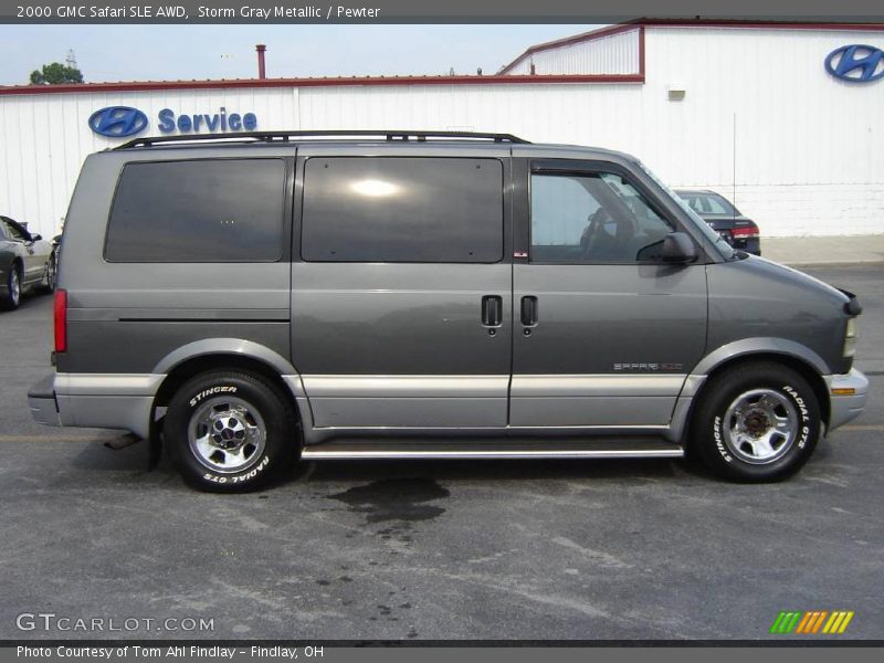 Storm Gray Metallic / Pewter 2000 GMC Safari SLE AWD