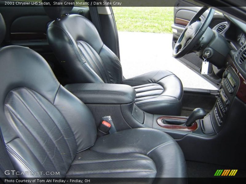 Shale Green Metallic / Dark Slate Gray 2001 Chrysler LHS Sedan