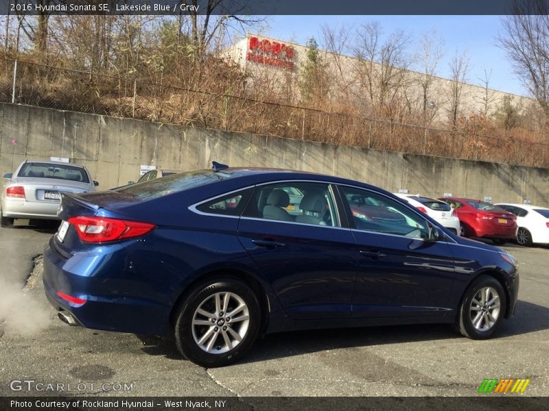Lakeside Blue / Gray 2016 Hyundai Sonata SE