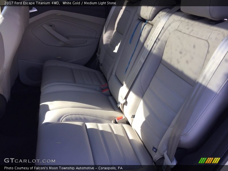White Gold / Medium Light Stone 2017 Ford Escape Titanium 4WD