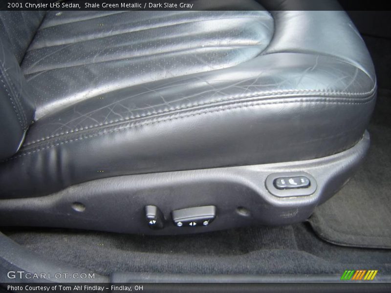 Shale Green Metallic / Dark Slate Gray 2001 Chrysler LHS Sedan