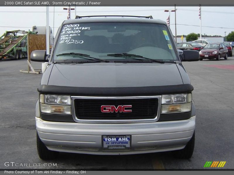 Storm Gray Metallic / Pewter 2000 GMC Safari SLE AWD