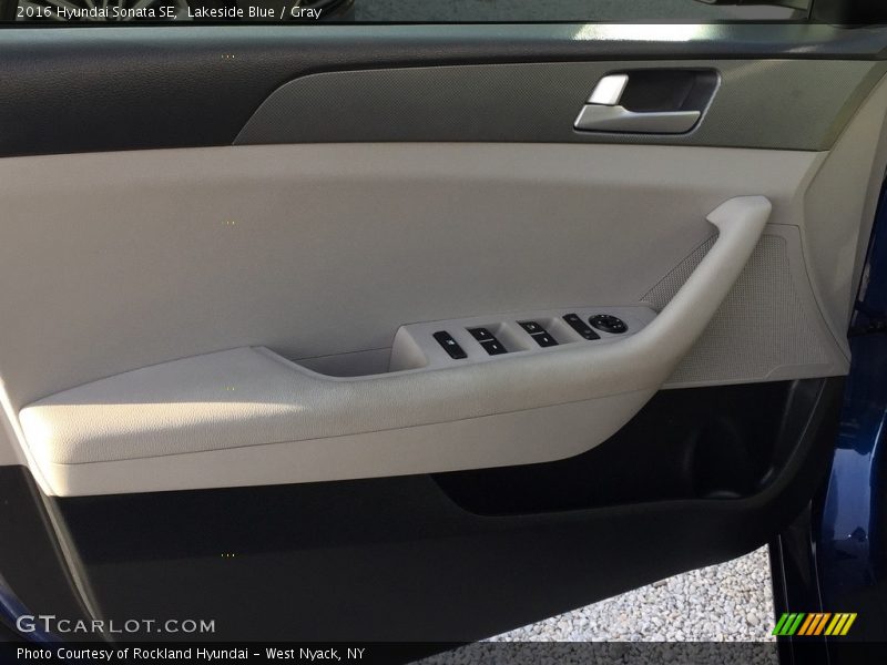 Lakeside Blue / Gray 2016 Hyundai Sonata SE