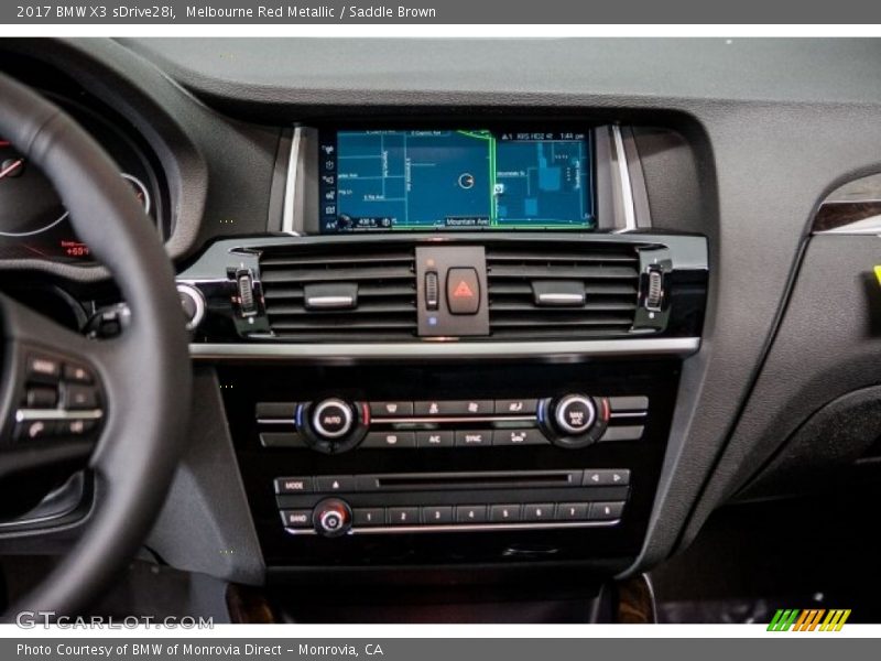 Melbourne Red Metallic / Saddle Brown 2017 BMW X3 sDrive28i