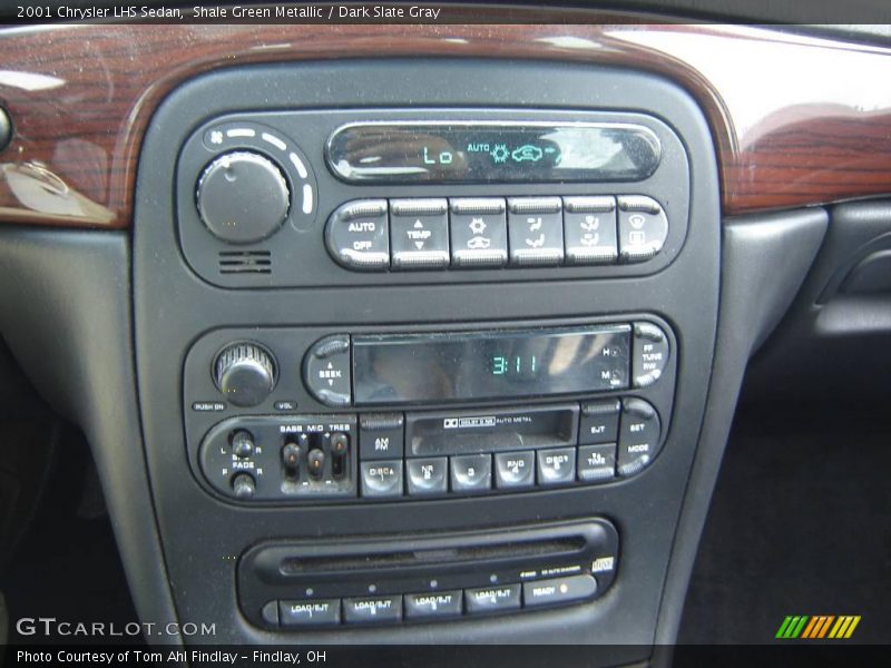 Shale Green Metallic / Dark Slate Gray 2001 Chrysler LHS Sedan