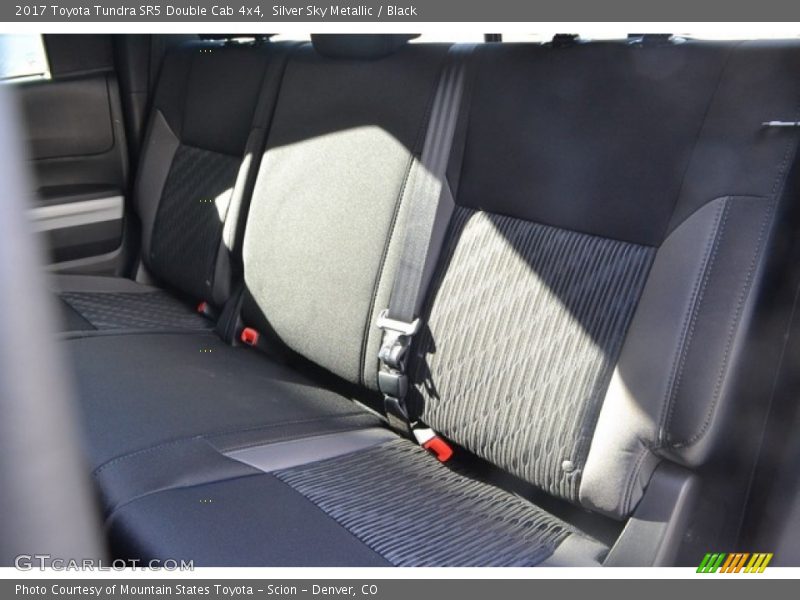 Silver Sky Metallic / Black 2017 Toyota Tundra SR5 Double Cab 4x4