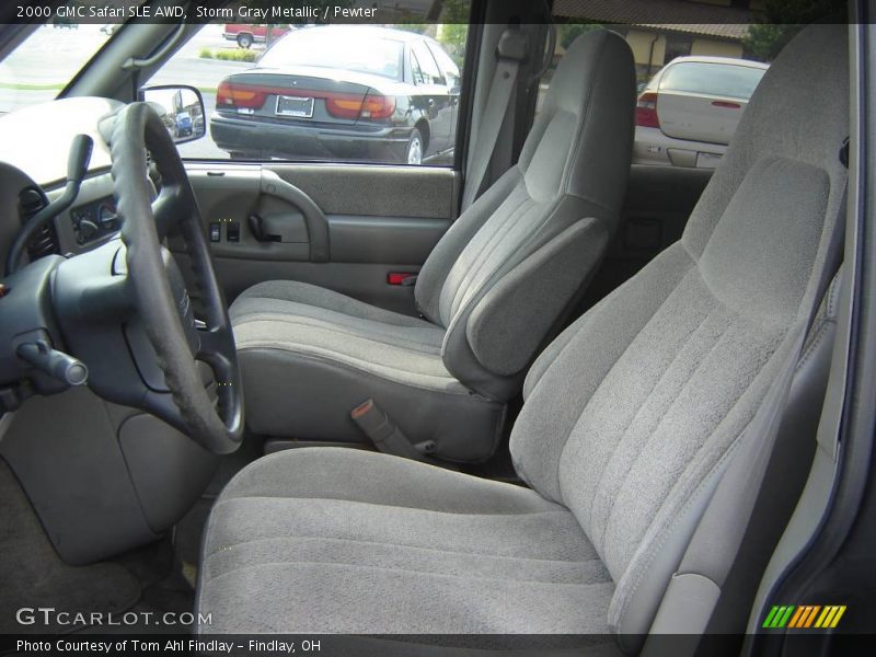Storm Gray Metallic / Pewter 2000 GMC Safari SLE AWD