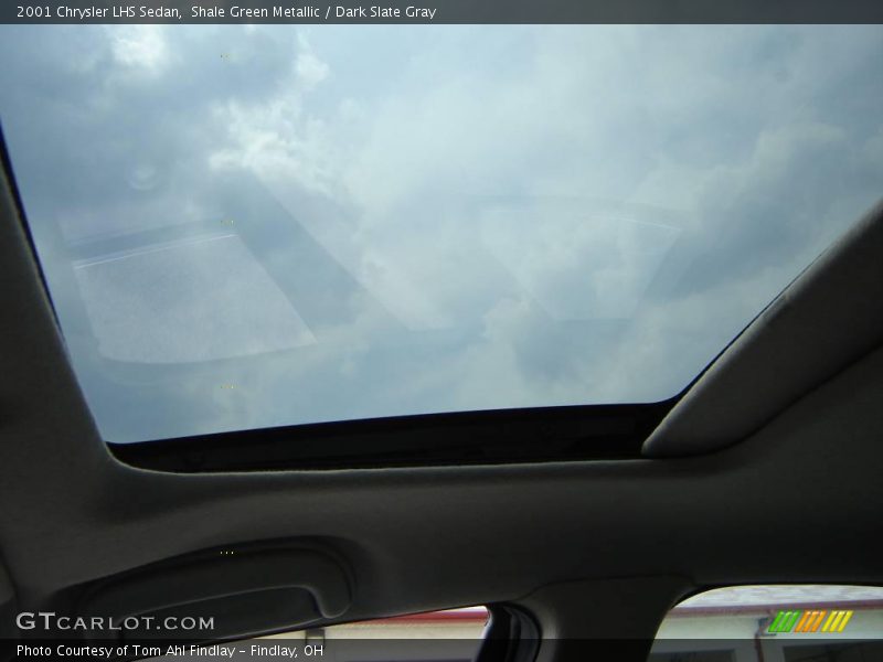 Shale Green Metallic / Dark Slate Gray 2001 Chrysler LHS Sedan