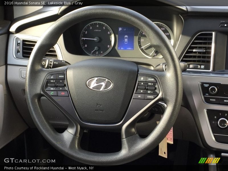 Lakeside Blue / Gray 2016 Hyundai Sonata SE