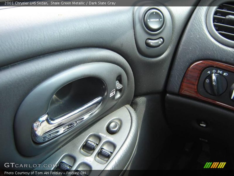 Shale Green Metallic / Dark Slate Gray 2001 Chrysler LHS Sedan