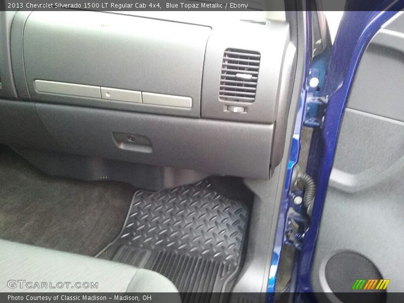 Blue Topaz Metallic / Ebony 2013 Chevrolet Silverado 1500 LT Regular Cab 4x4