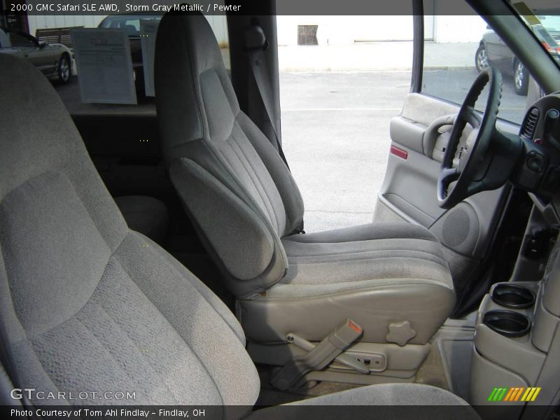 Storm Gray Metallic / Pewter 2000 GMC Safari SLE AWD