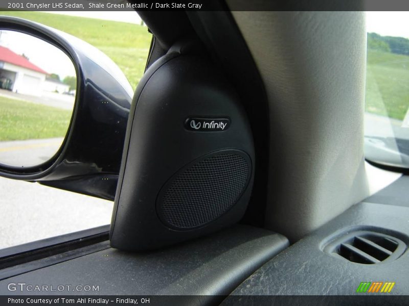 Shale Green Metallic / Dark Slate Gray 2001 Chrysler LHS Sedan