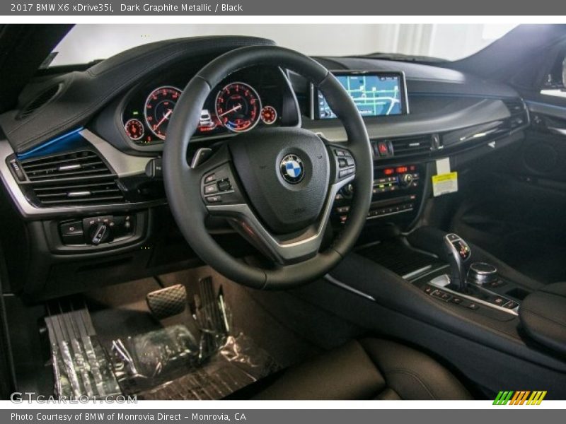 Dark Graphite Metallic / Black 2017 BMW X6 xDrive35i