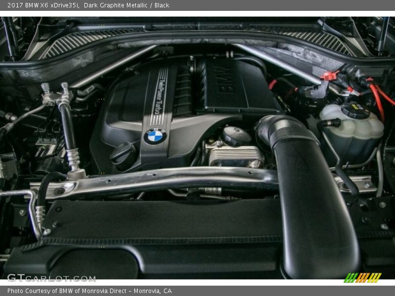 Dark Graphite Metallic / Black 2017 BMW X6 xDrive35i