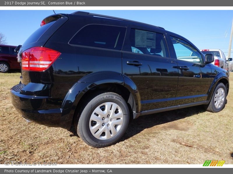 Contusion Blue / Black 2017 Dodge Journey SE