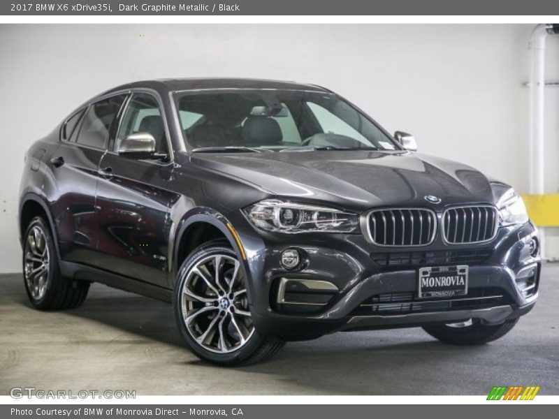 Dark Graphite Metallic / Black 2017 BMW X6 xDrive35i