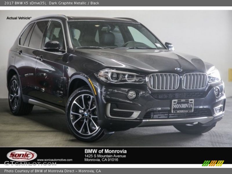Dark Graphite Metallic / Black 2017 BMW X5 sDrive35i