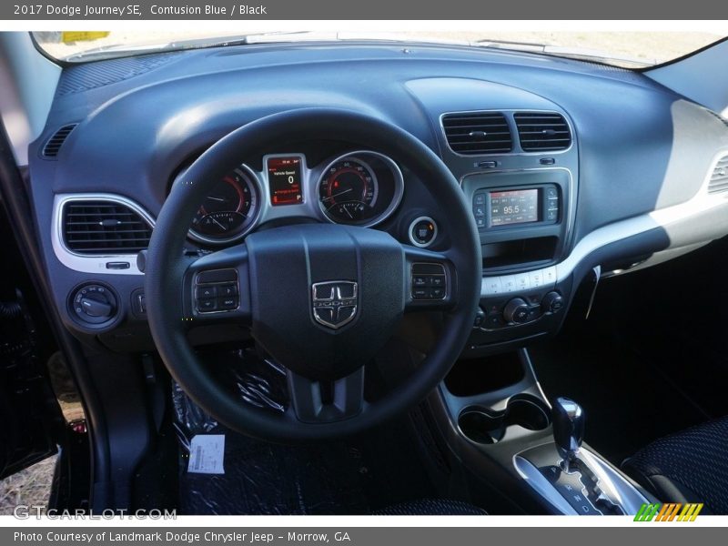 Contusion Blue / Black 2017 Dodge Journey SE