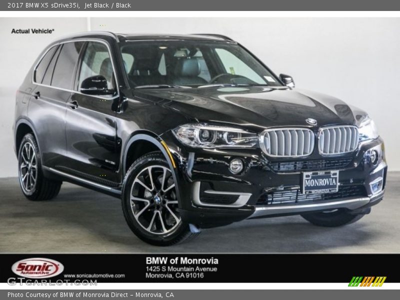 Jet Black / Black 2017 BMW X5 sDrive35i