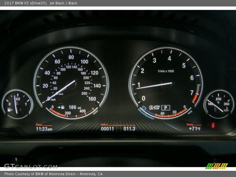  2017 X5 sDrive35i sDrive35i Gauges