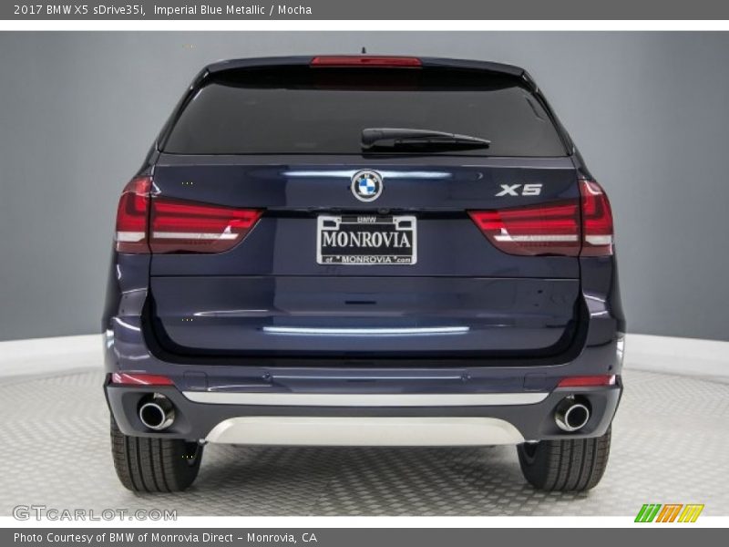 Imperial Blue Metallic / Mocha 2017 BMW X5 sDrive35i