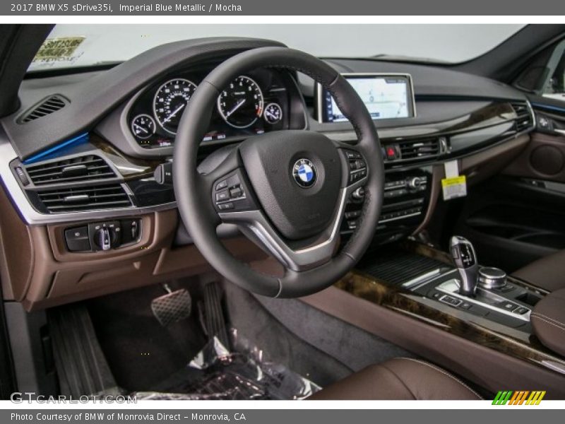 Imperial Blue Metallic / Mocha 2017 BMW X5 sDrive35i