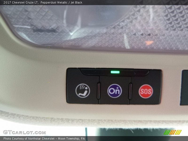 Pepperdust Metallic / Jet Black 2017 Chevrolet Cruze LT
