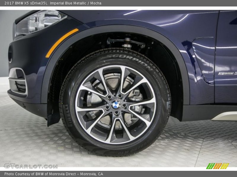 Imperial Blue Metallic / Mocha 2017 BMW X5 sDrive35i