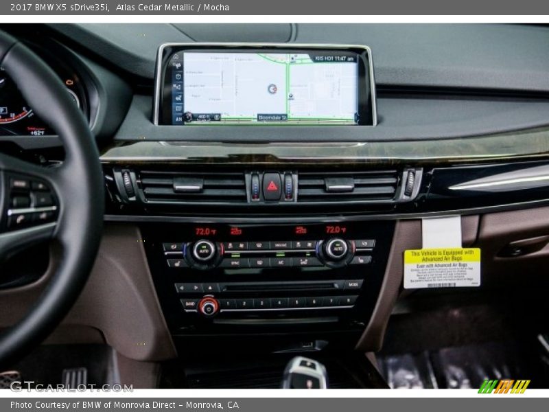 Atlas Cedar Metallic / Mocha 2017 BMW X5 sDrive35i