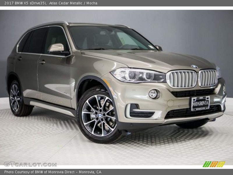Atlas Cedar Metallic / Mocha 2017 BMW X5 sDrive35i