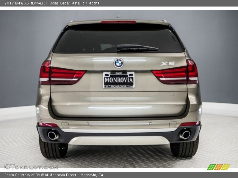 Atlas Cedar Metallic / Mocha 2017 BMW X5 sDrive35i
