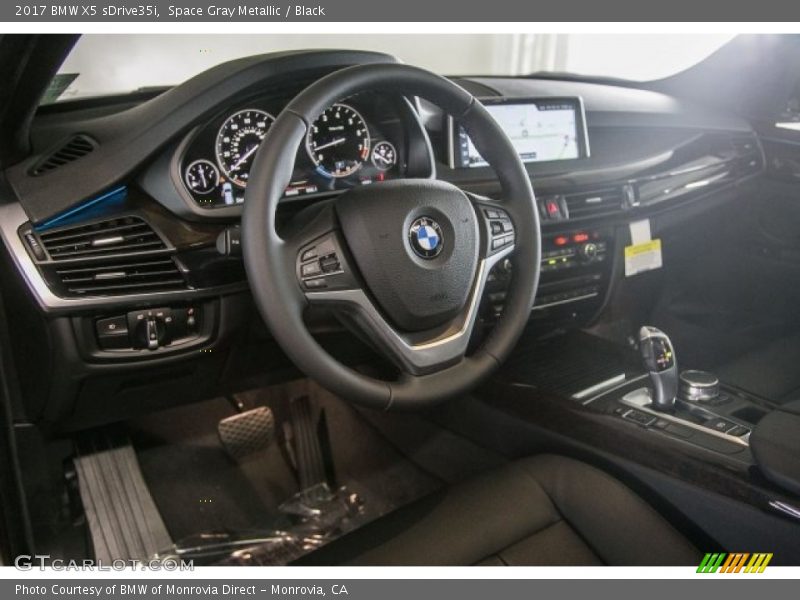 Space Gray Metallic / Black 2017 BMW X5 sDrive35i