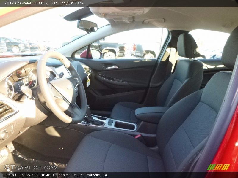 Red Hot / Jet Black 2017 Chevrolet Cruze LS