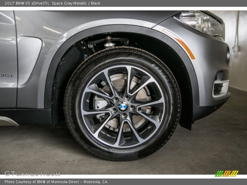 Space Gray Metallic / Black 2017 BMW X5 sDrive35i